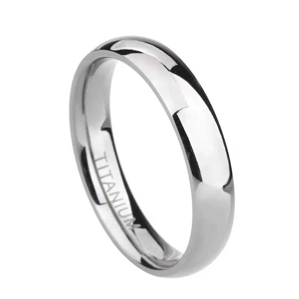 Titanium 4mm Rings - Picture 2 of 3